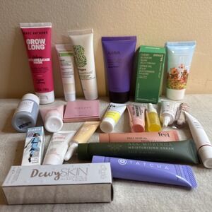 Lot of 22 variety brands Travel Size Cream, Lotion, hair, face, skin,‎ makeup